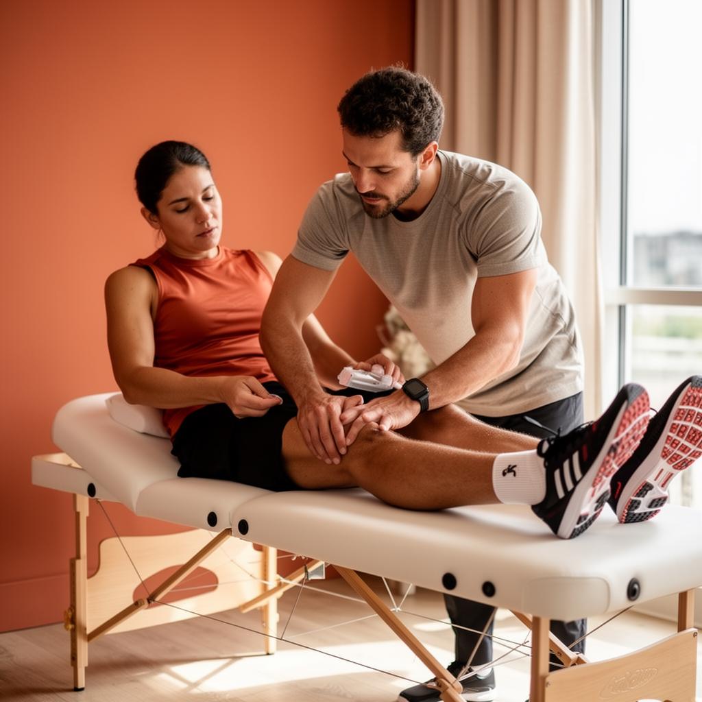 Soin ostéopathique sur un sportif au cabinet de Neuilly-sur-Seine